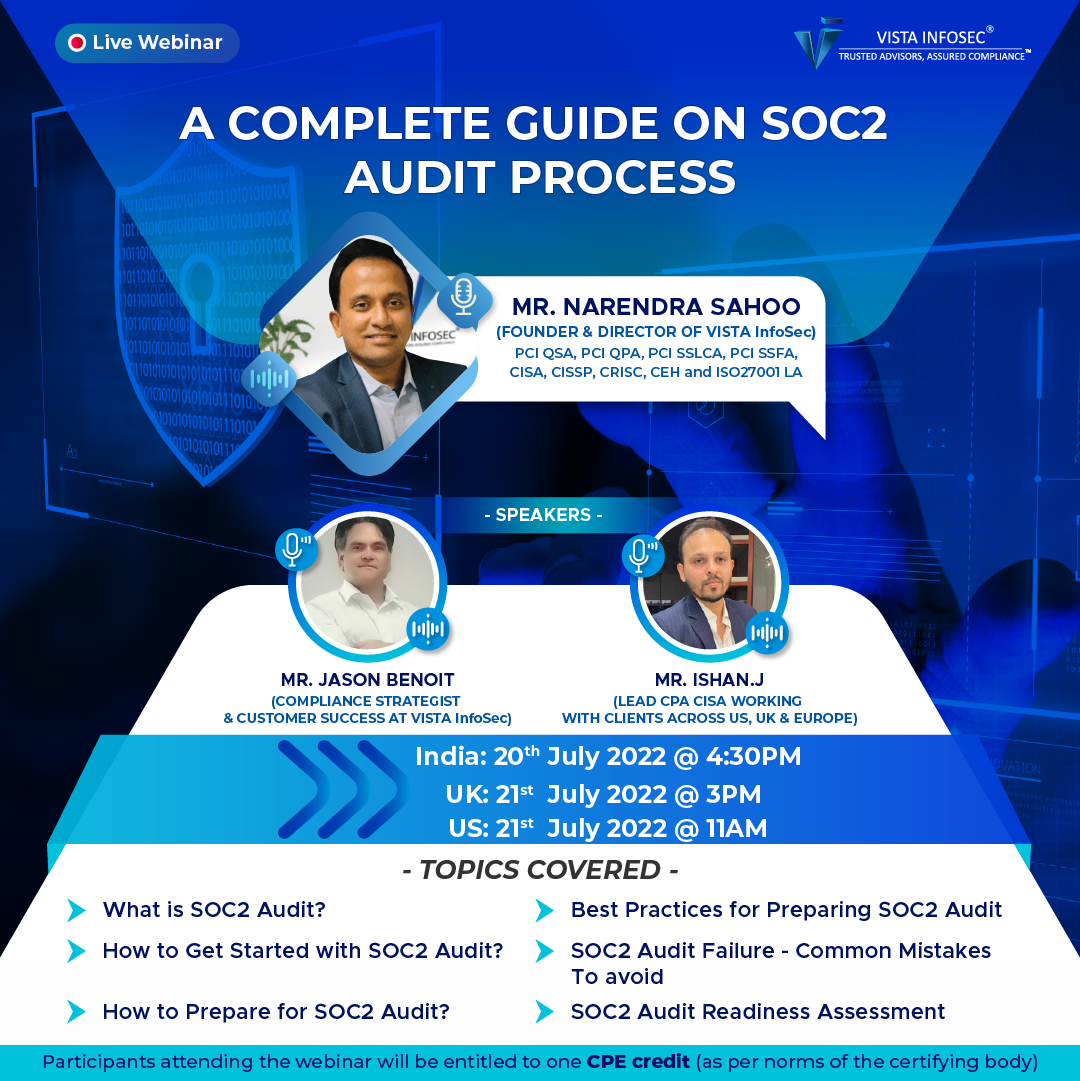 A Complete Guide on SOC2 Audit Process | VISTA InfoSec