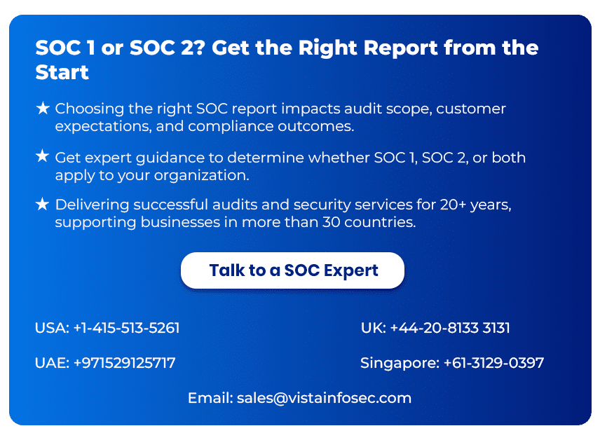 SOC 1 or SOC 2 Get the Right Report from the Start