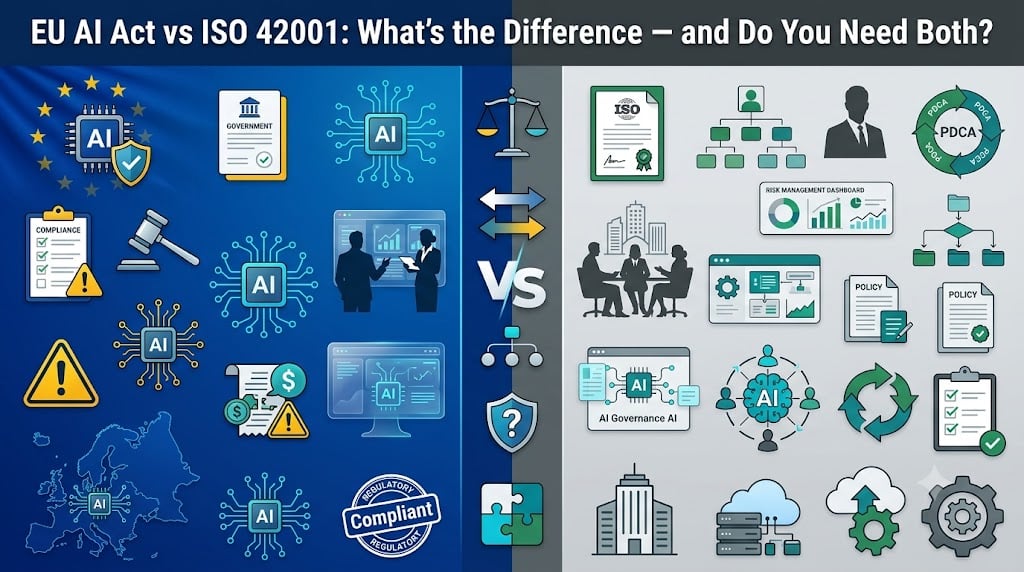 EU AI Act vs iso 42001